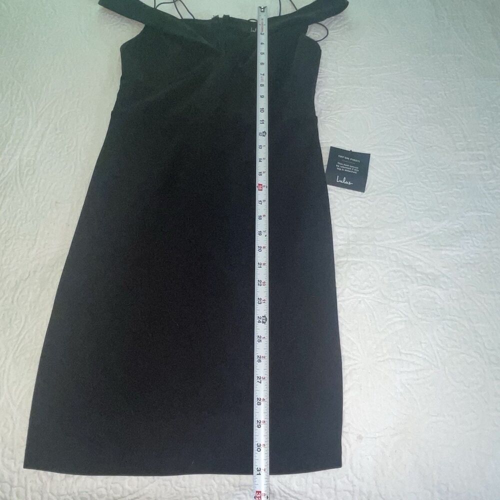 NWT‎ Lulus Black Dress Size M - Picture 4 of 10